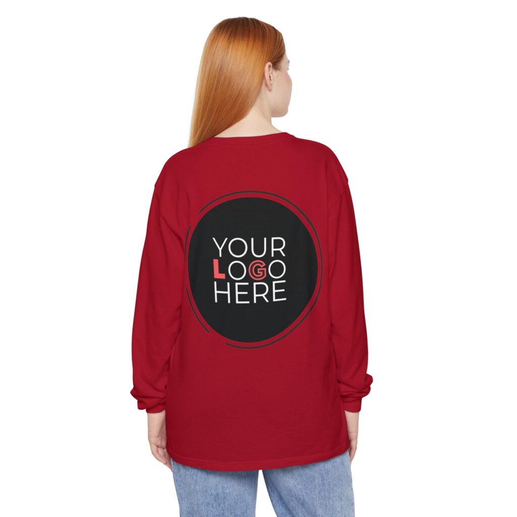 Unisex Garment-Dyed Long Sleeve T-Shirt - Image 118