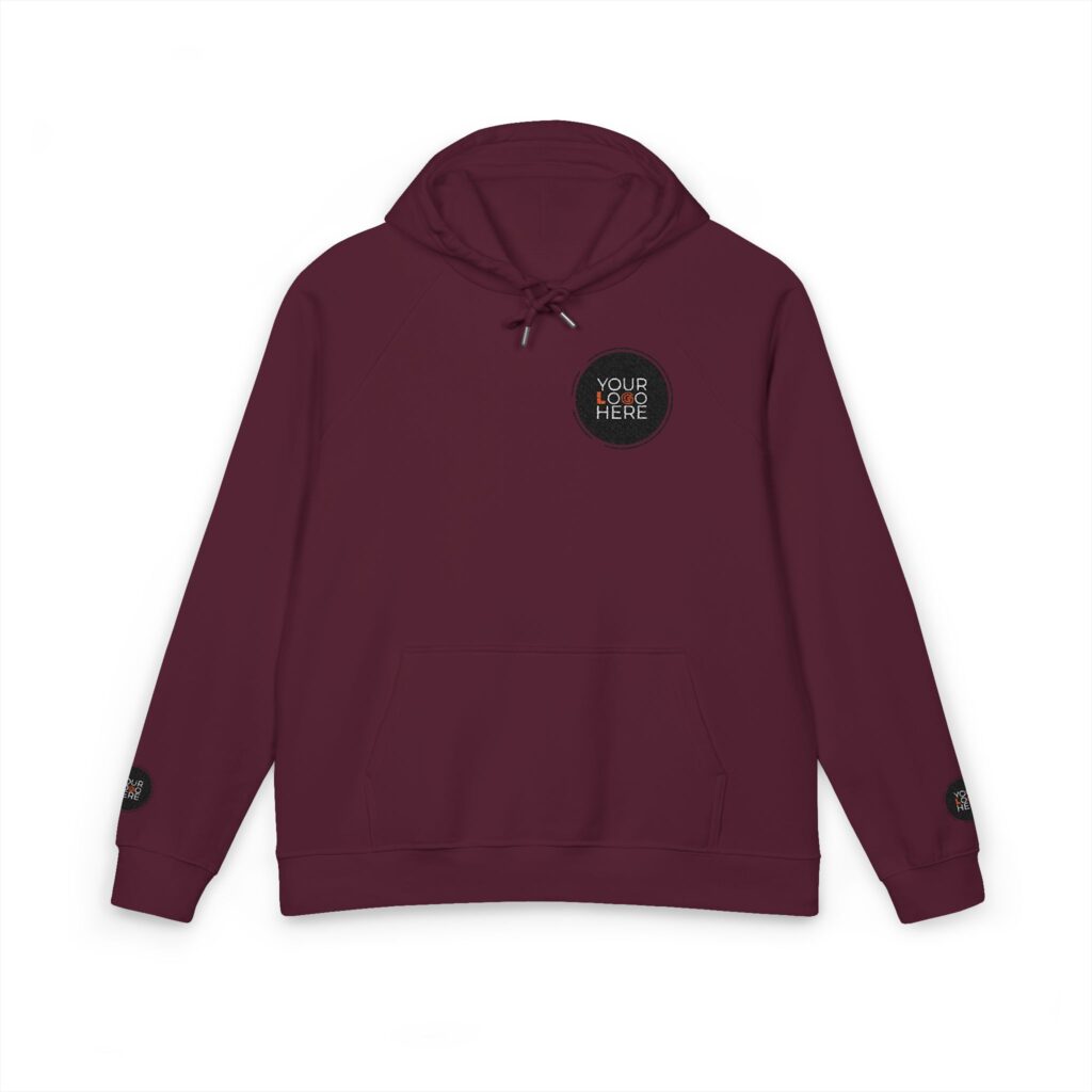 Unisex Eco Raglan Hoodie (Embroidery) - Image 31