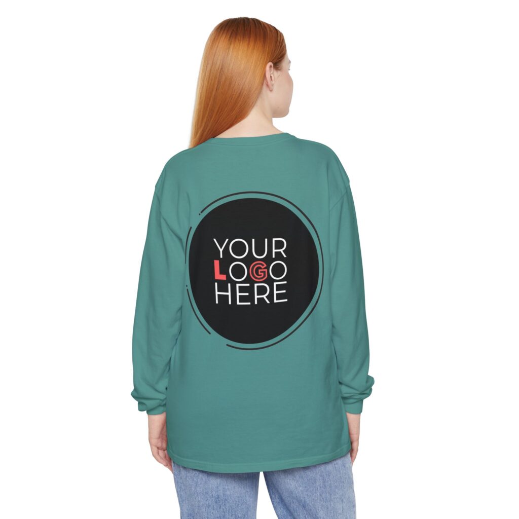 Unisex Garment-Dyed Long Sleeve T-Shirt - Image 69