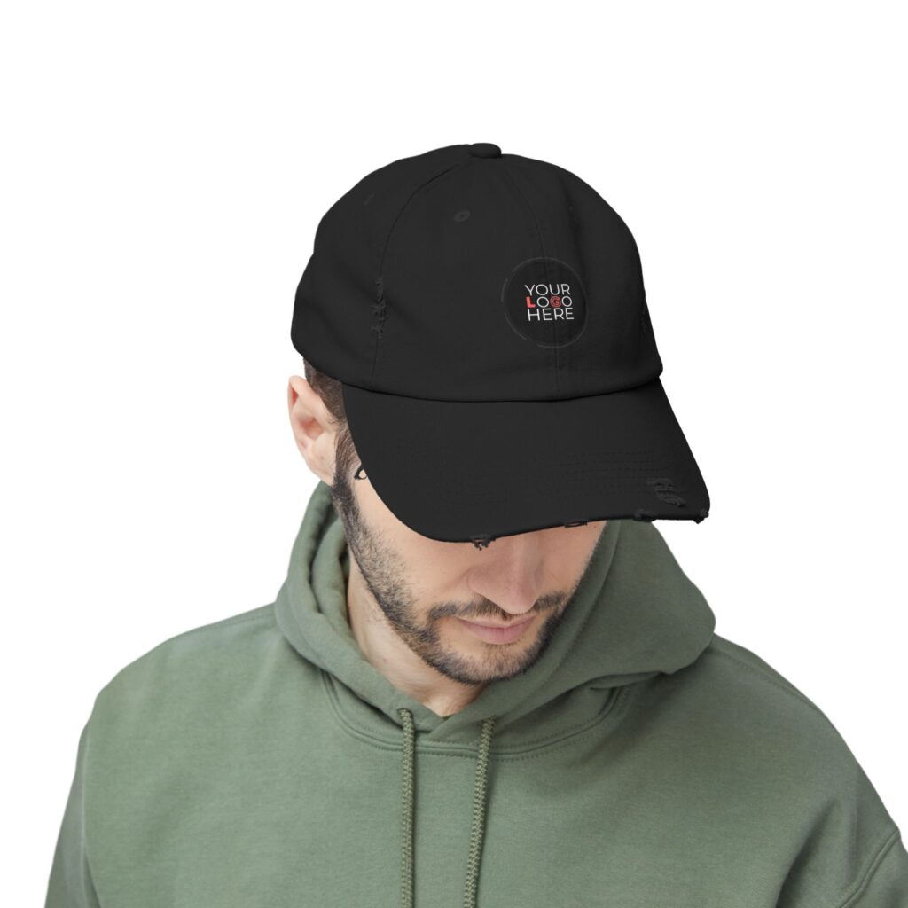 Custom Unisex Distressed Cap - Image 6
