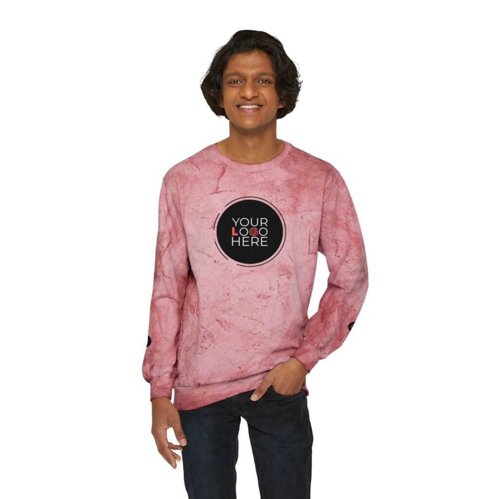 Unisex Color Blast Crewneck Sweatshirt - Image 33