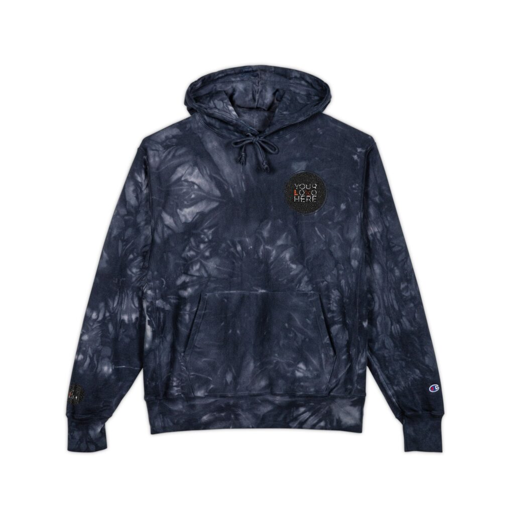 Unisex Champion Tie-Dye Hoodie (Embroidery) - Image 6