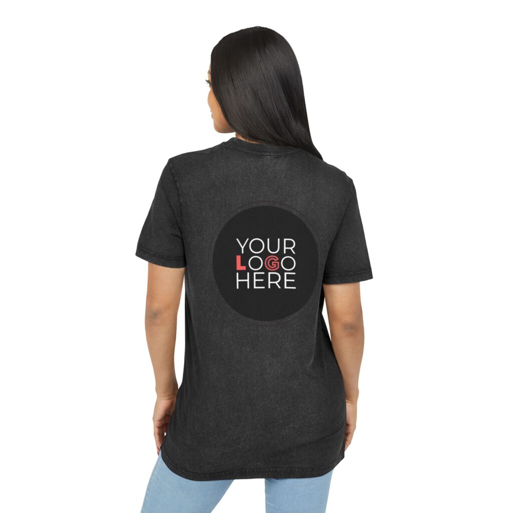 Acid Washed Round Neck Tee - Image 13
