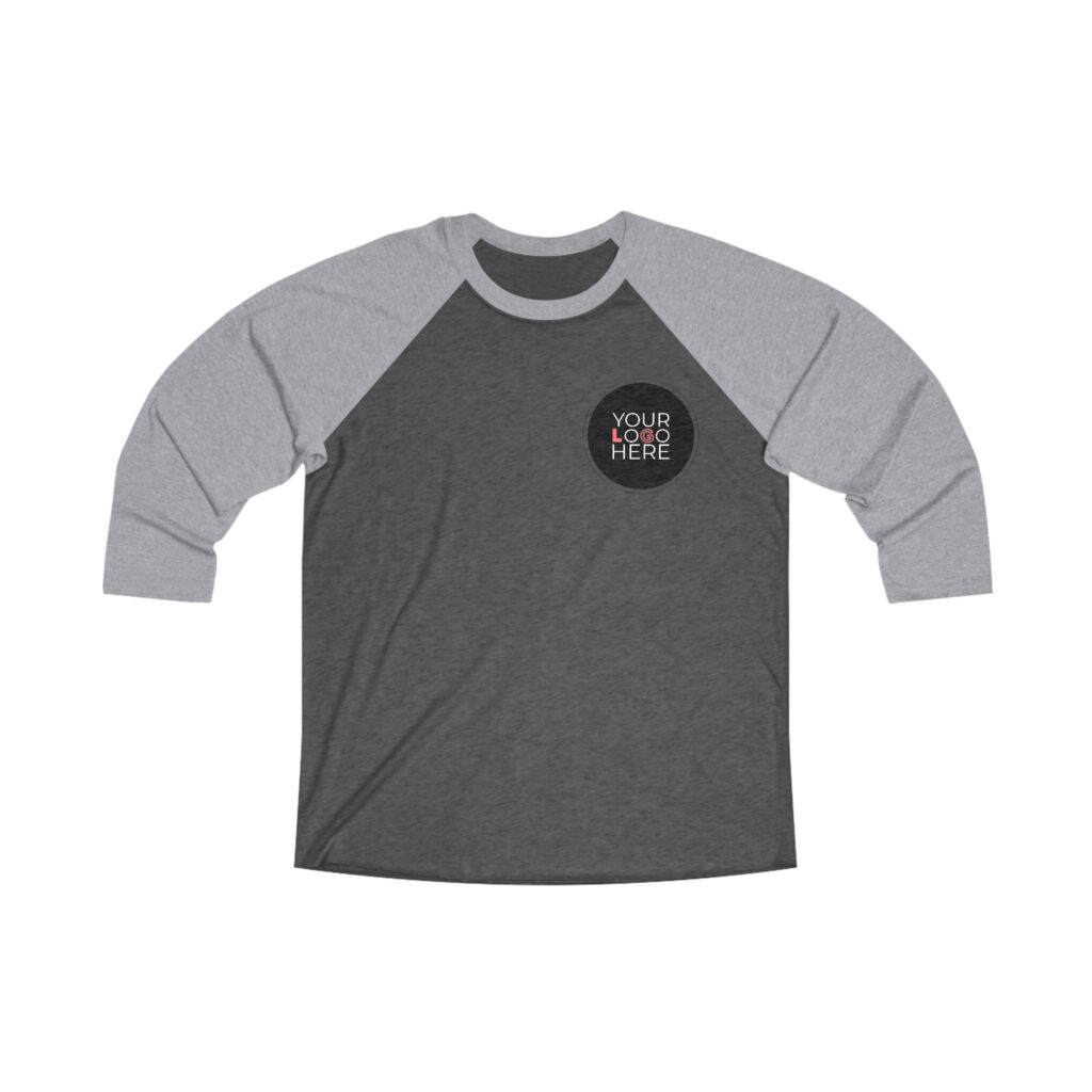 Unisex Tri-Blend 3\4 Raglan Tee - Image 3