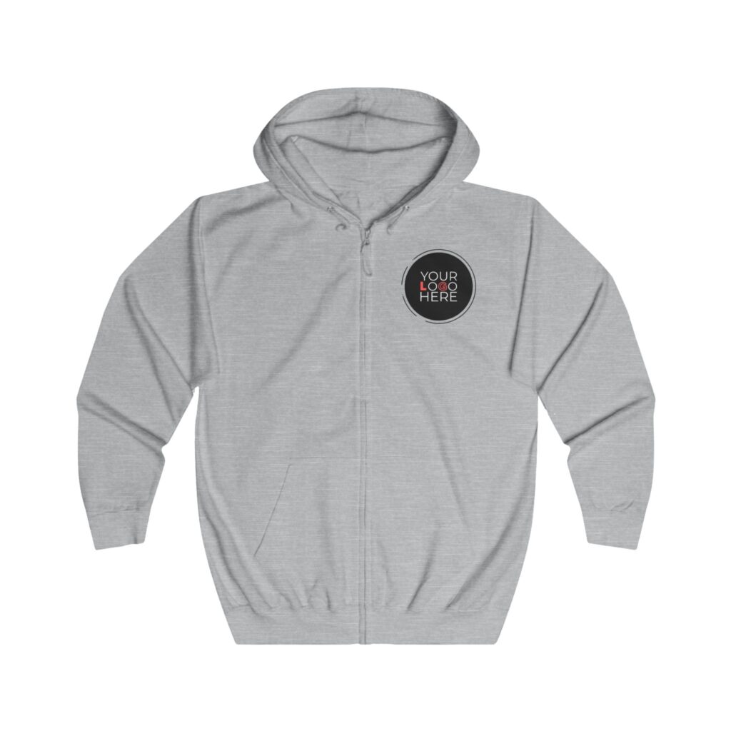 Unisex Full Zip Hoodie - Image 7