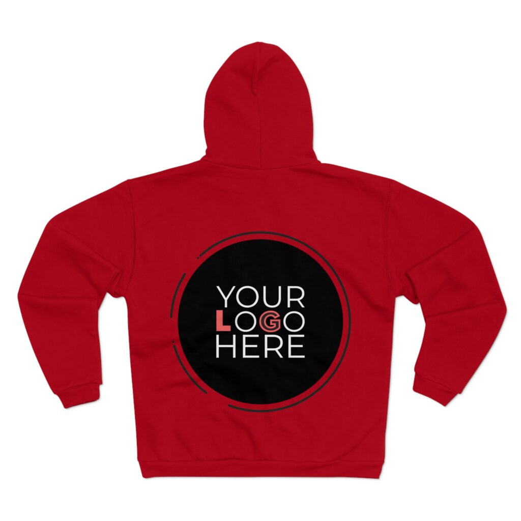 Unisex Hooded Zip Sweatshirt - Image 20