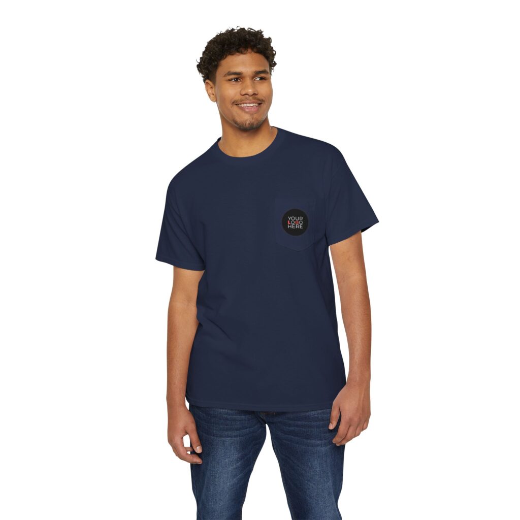 Unisex Heavy Cotton Pocket Tee - Image 69