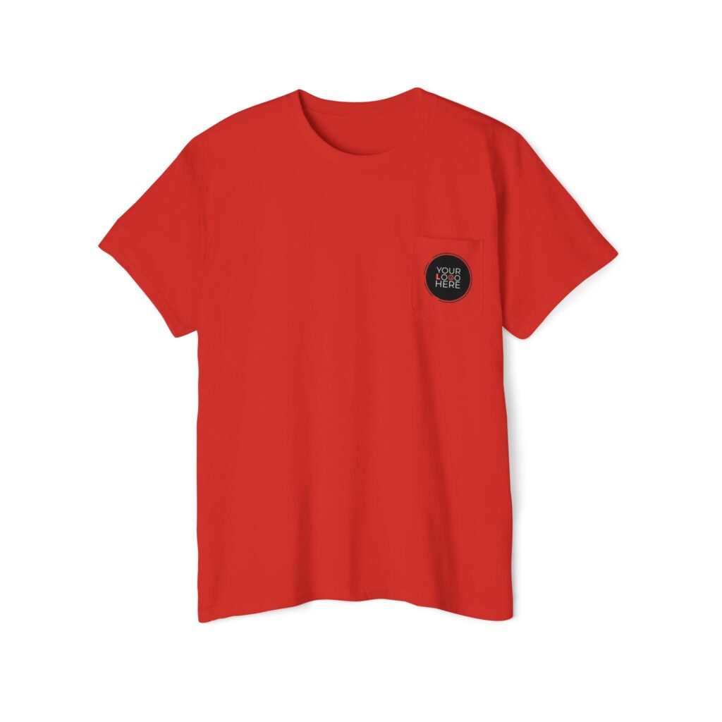 Unisex Heavy Cotton Pocket Tee - Image 73