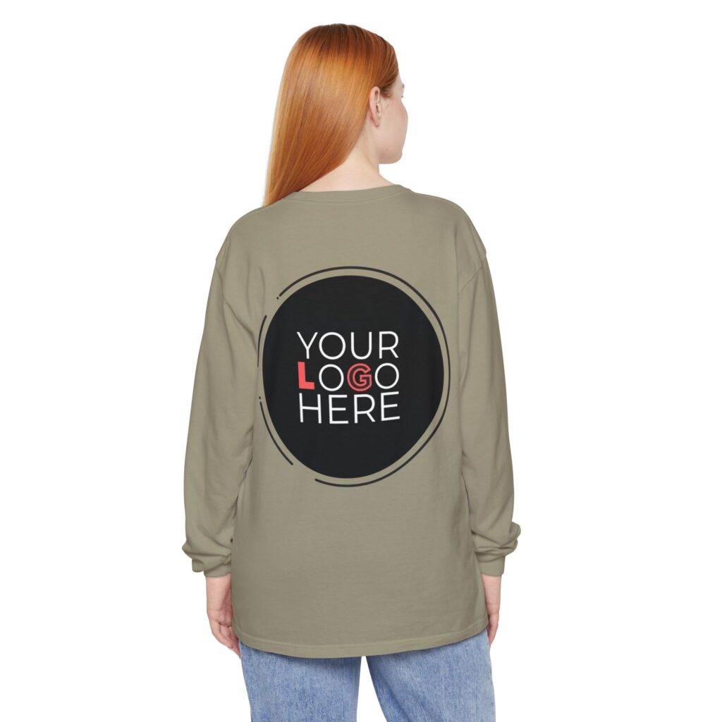 Unisex Garment-Dyed Long Sleeve T-Shirt - Image 48