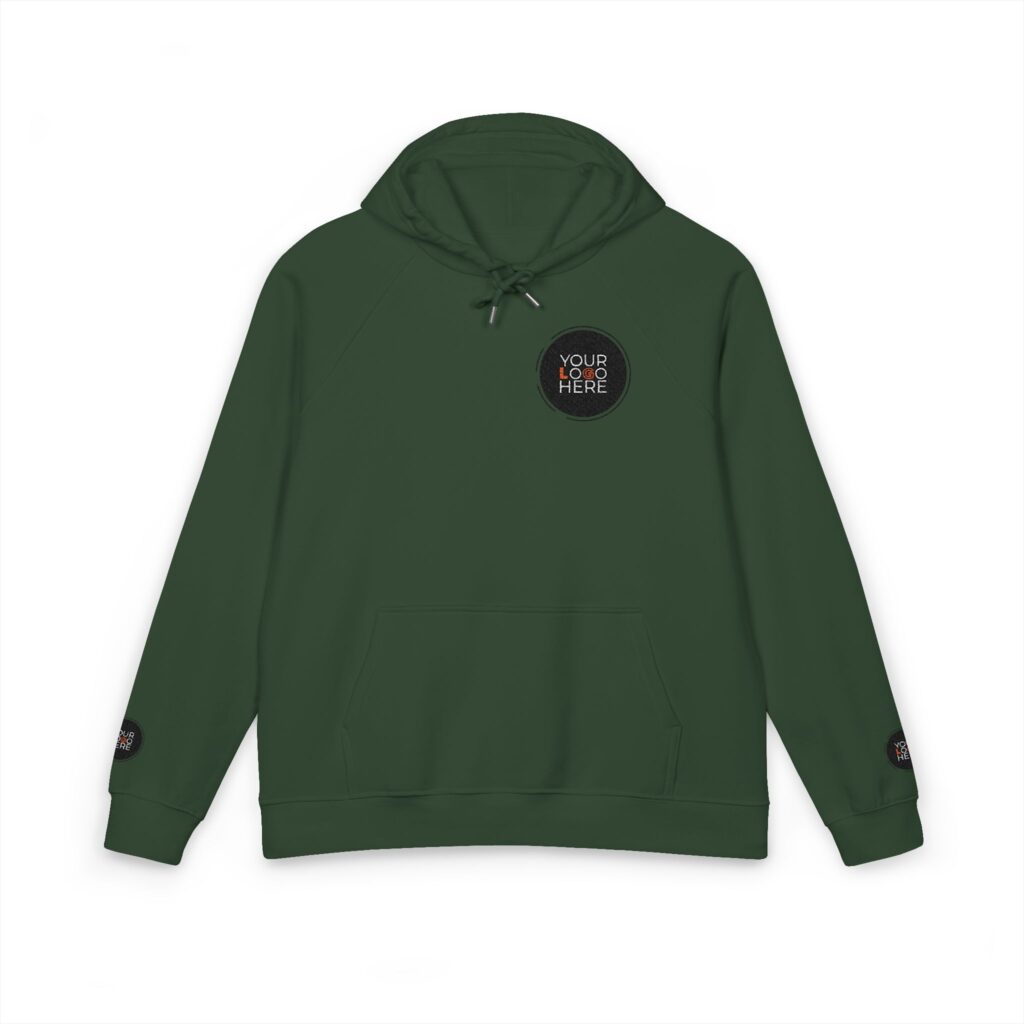 Unisex Eco Raglan Hoodie (Embroidery) - Image 19