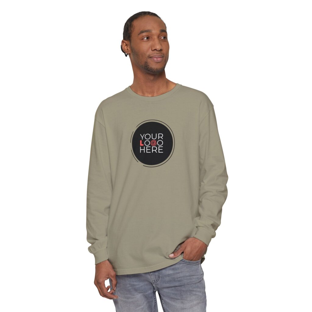 Unisex Garment-Dyed Long Sleeve T-Shirt - Image 45