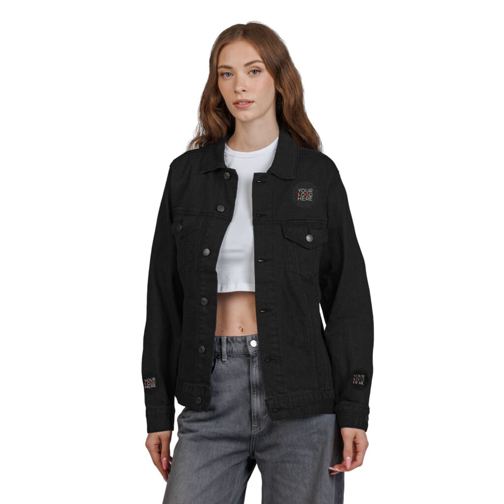 Unisex Denim Jacket (Embroidery) - Image 12