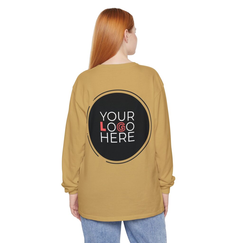 Unisex Garment-Dyed Long Sleeve T-Shirt - Image 6