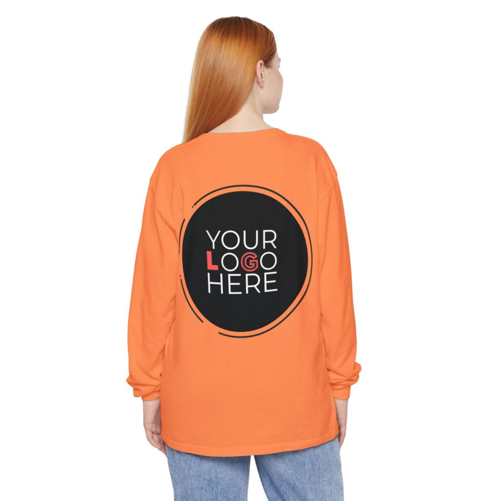 Unisex Garment-Dyed Long Sleeve T-Shirt - Image 20