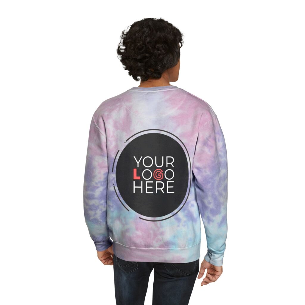 Unisex Tie-Dye Sweatshirt - Image 4