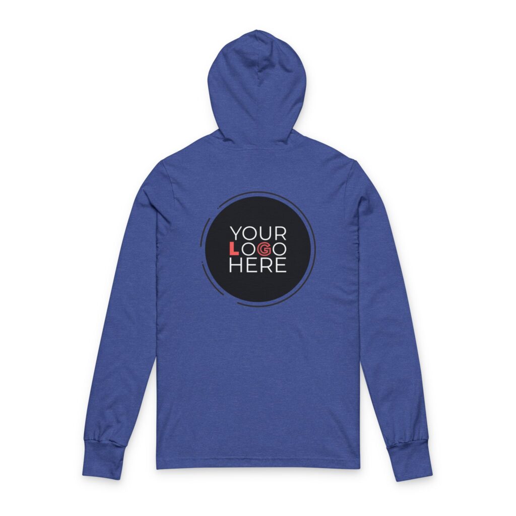 Unisex Hooded Long Sleeve Tee - Image 2