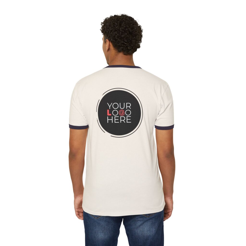 Unisex Cotton Ringer T-Shirt - Image 4