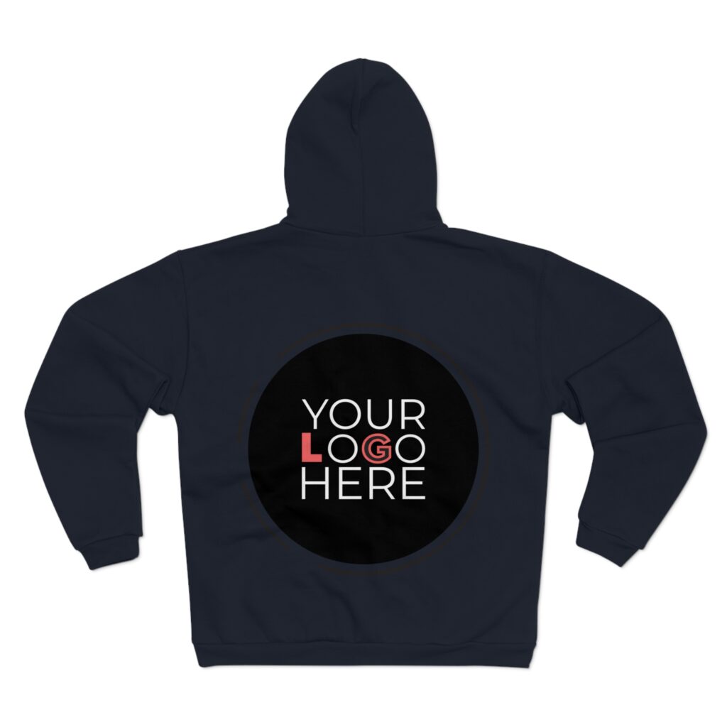 Unisex Hooded Zip Sweatshirt - Image 8
