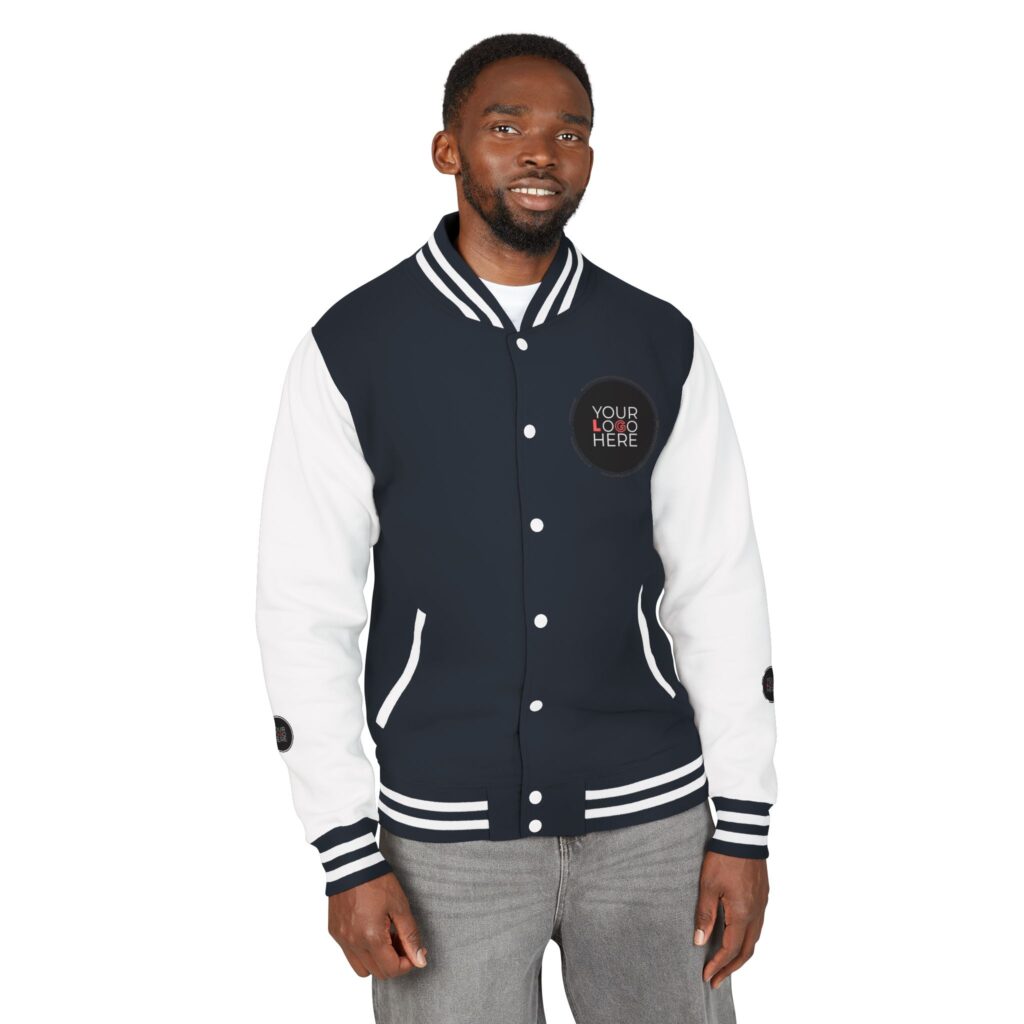 Unisex Heavyweight Letterman Jacket - Image 66