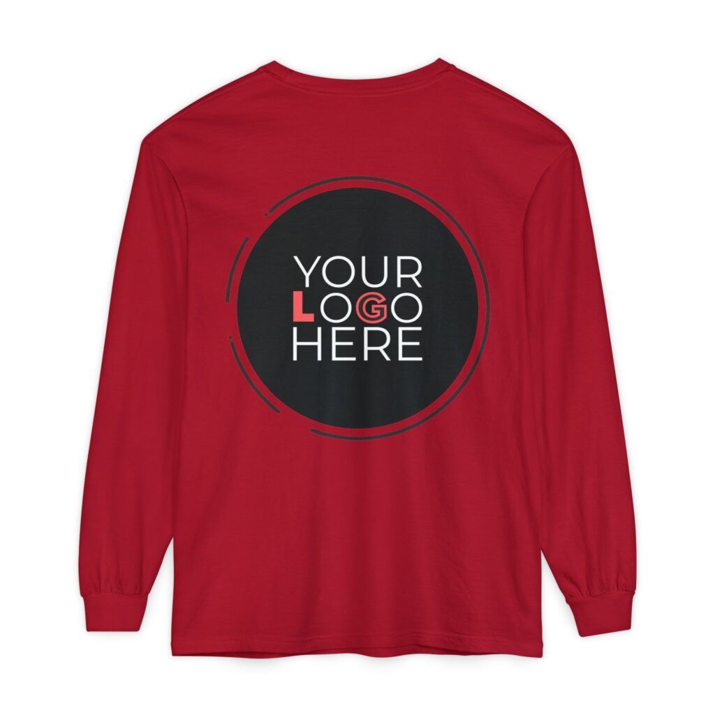 Unisex Garment-Dyed Long Sleeve T-Shirt - Image 114