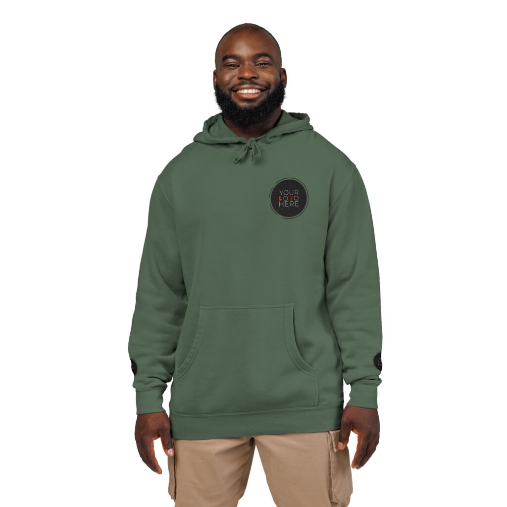Unisex Pigment-Dyed Hoodie (Embroidery) - Image 7