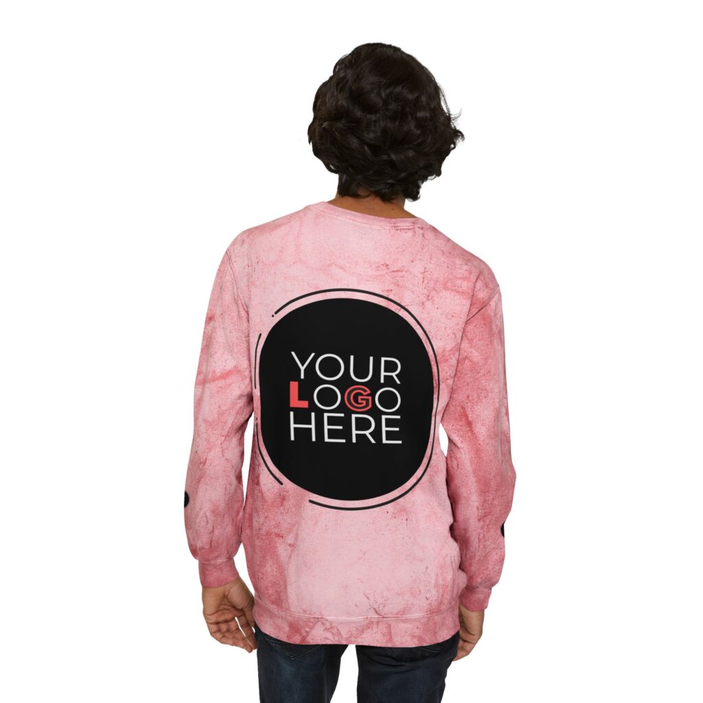 Unisex Color Blast Crewneck Sweatshirt - Image 34