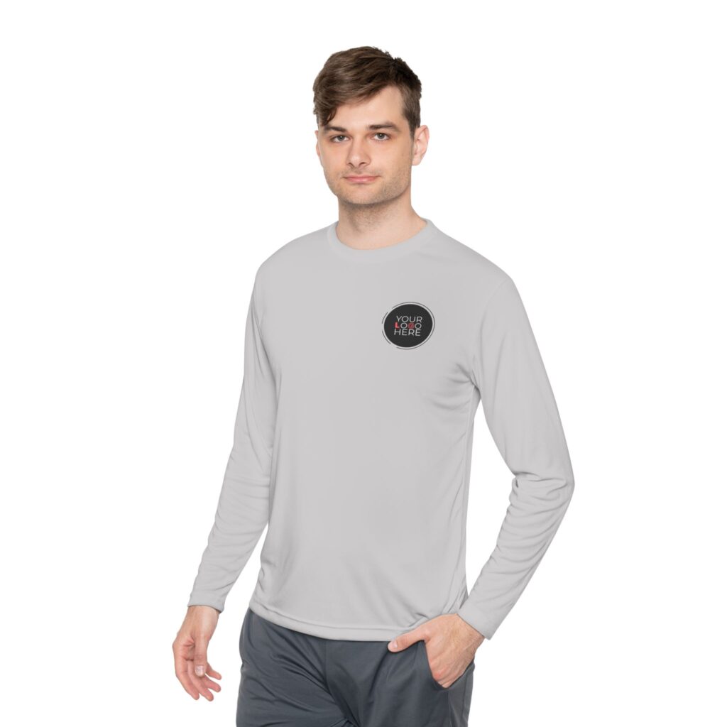 Unisex Lightweight Long Sleeve Tee - Image 3