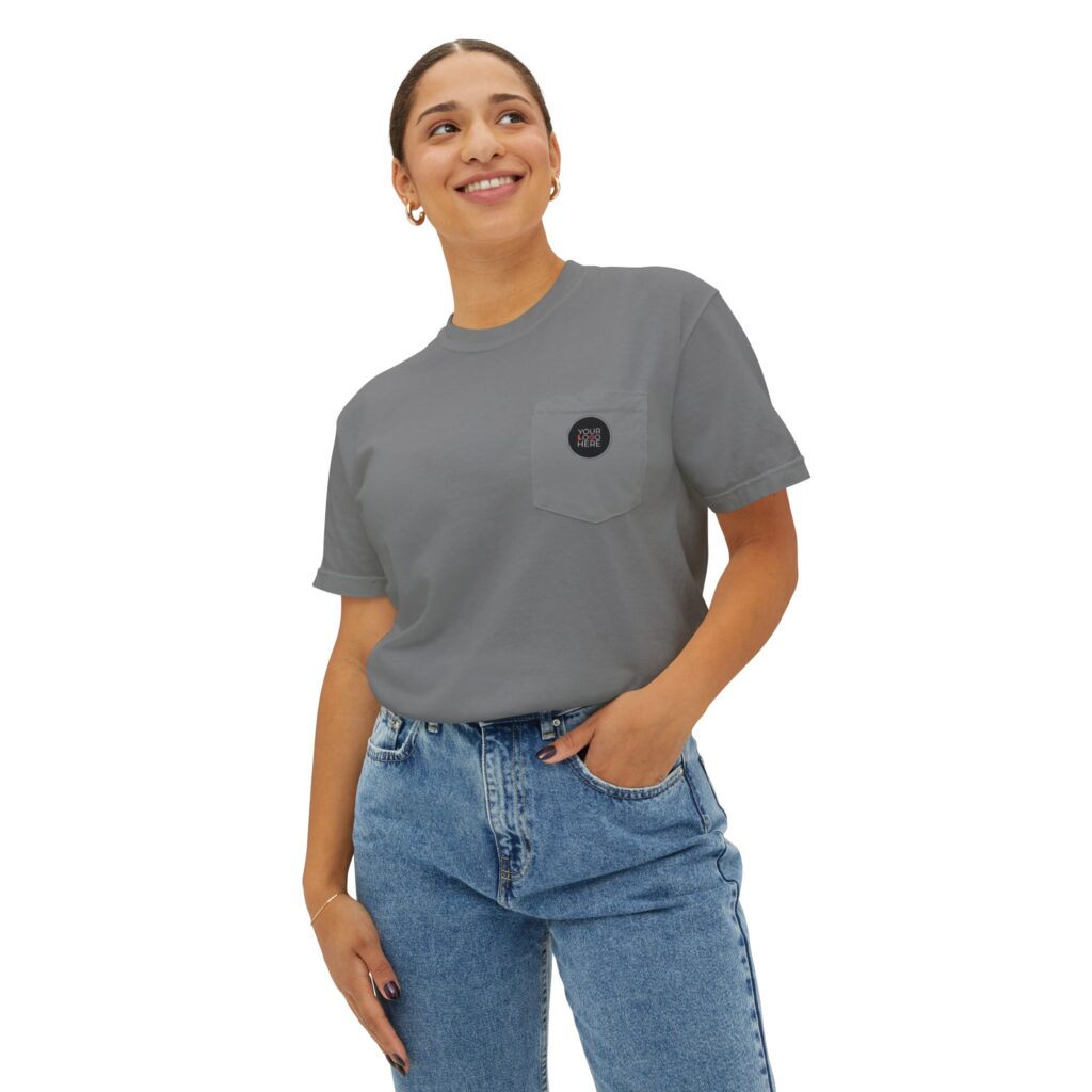 Unisex Garment-Dyed Pocket T-Shirt - Image 5