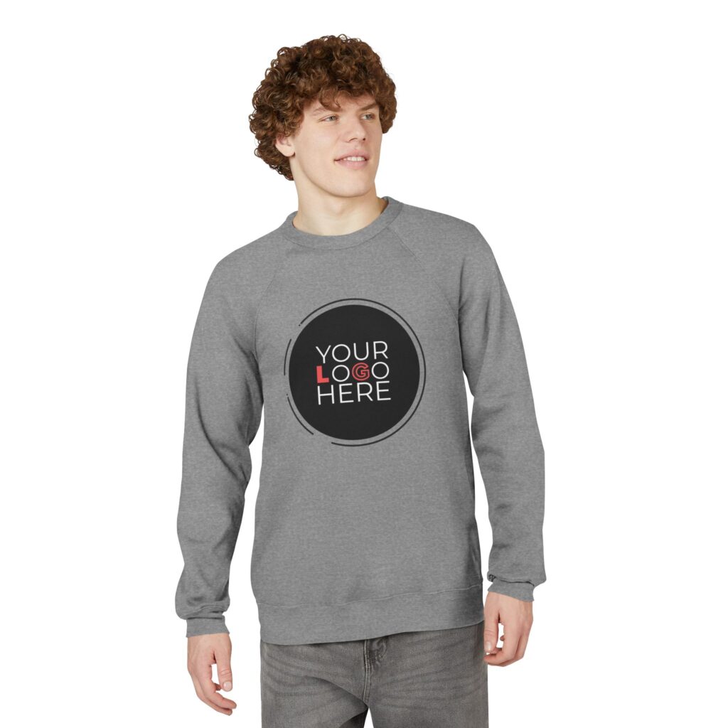 Unisex Sponge Fleece Raglan Sweatshirt - Image 3