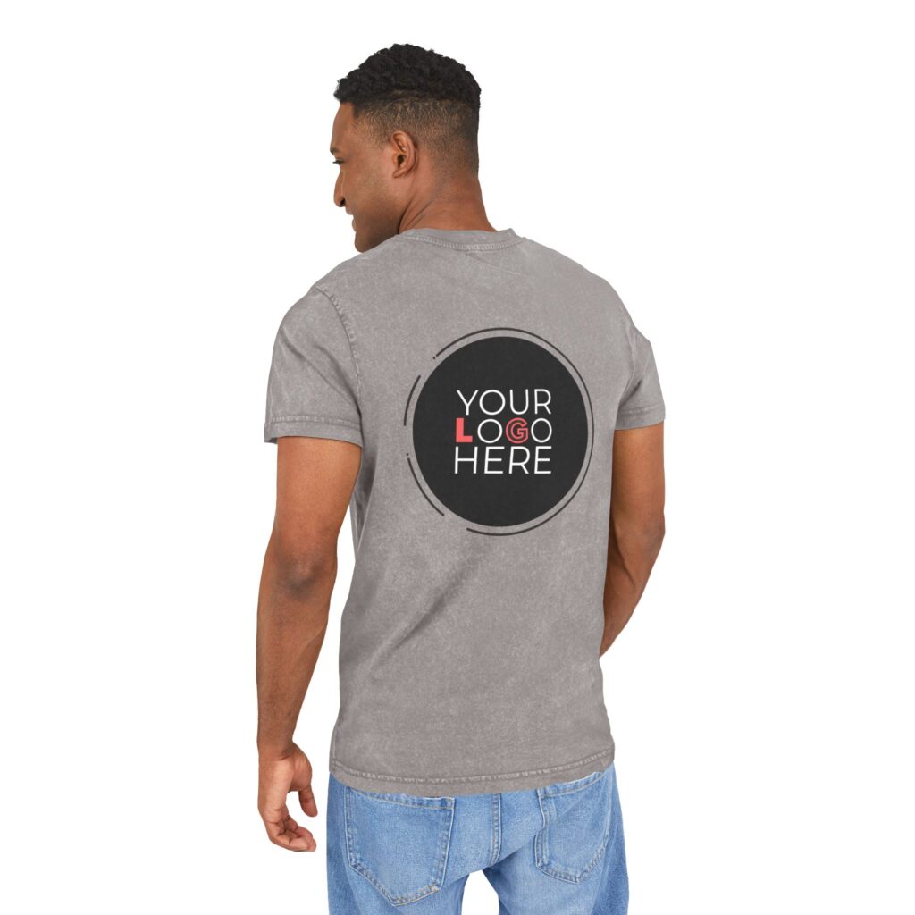 Acid Washed Round Neck Tee - Image 25