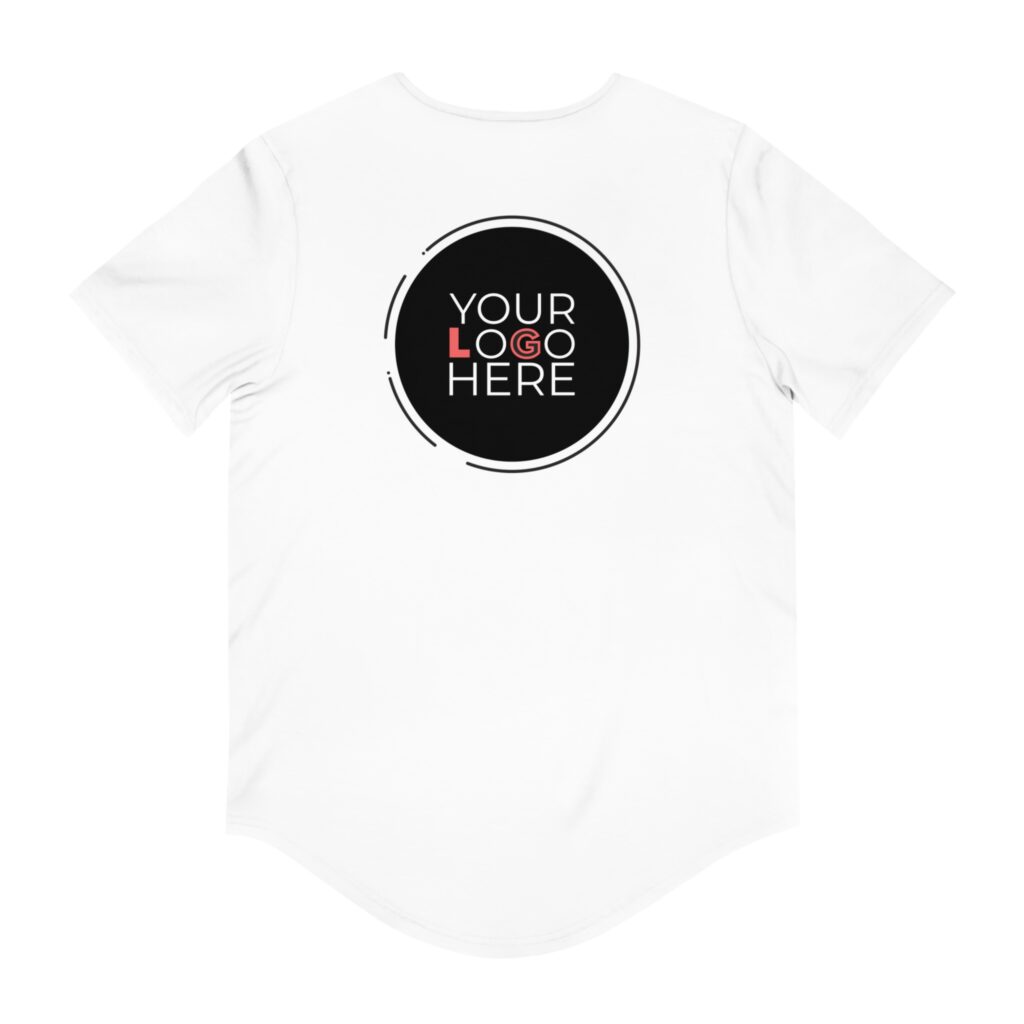Men'S Jersey Curved Hem Tee - Image 6