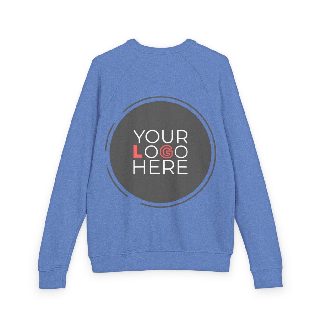 Unisex French Terry Raglan Crewneck - Image 23