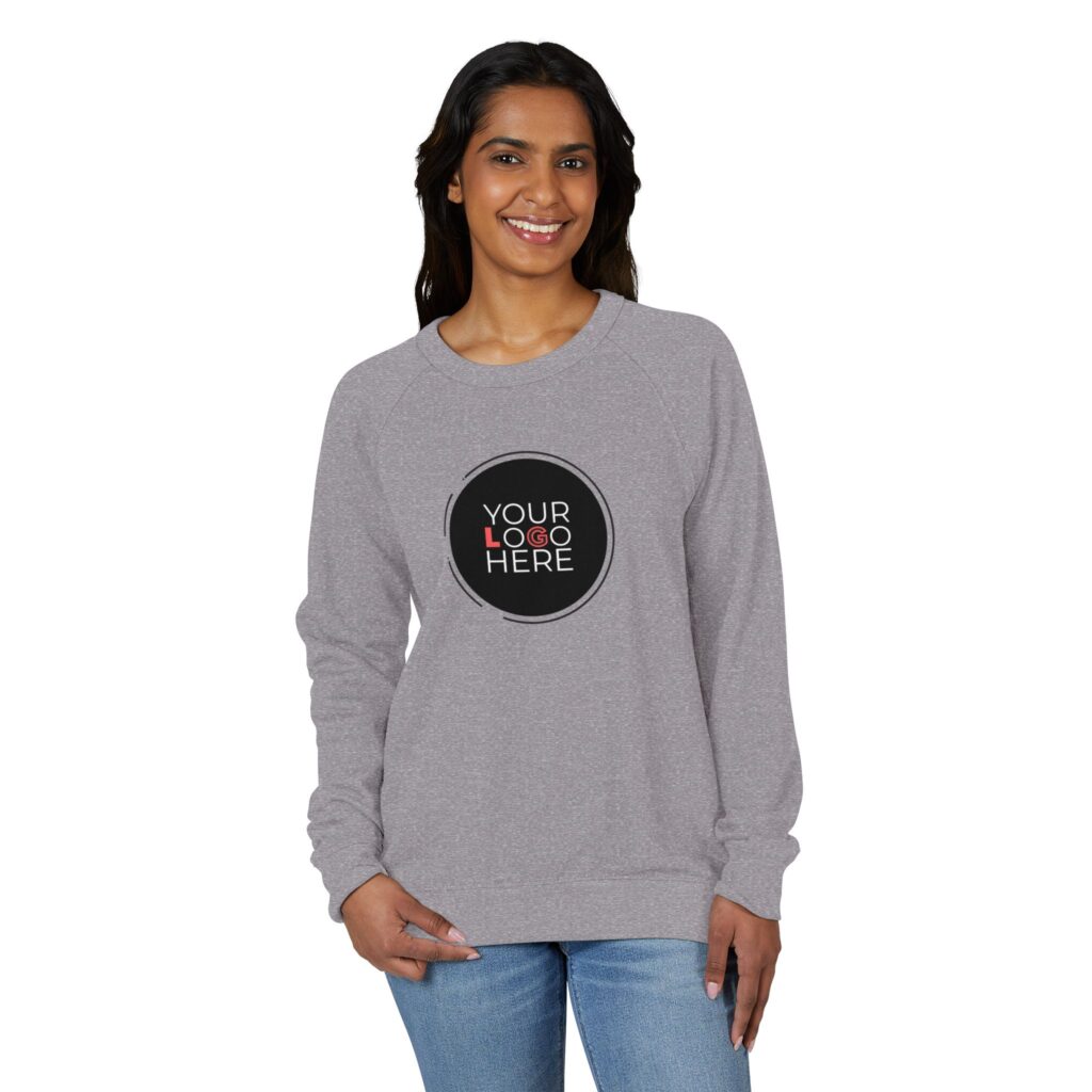 Unisex French Terry Raglan Crewneck - Image 5