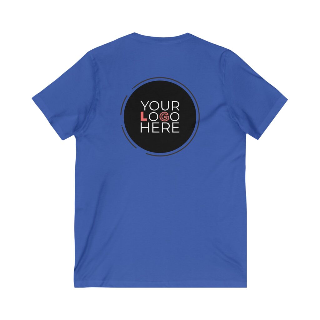 Unisex Jersey Short Sleeve V-Neck Tee - Image 14