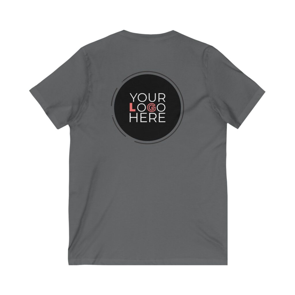 Unisex Jersey Short Sleeve V-Neck Tee - Image 18