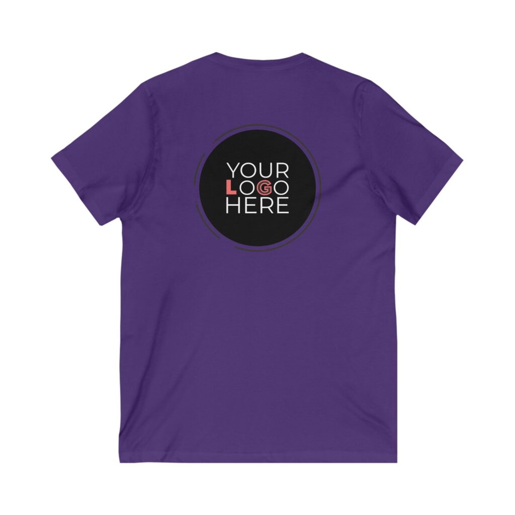 Unisex Jersey Short Sleeve V-Neck Tee - Image 24
