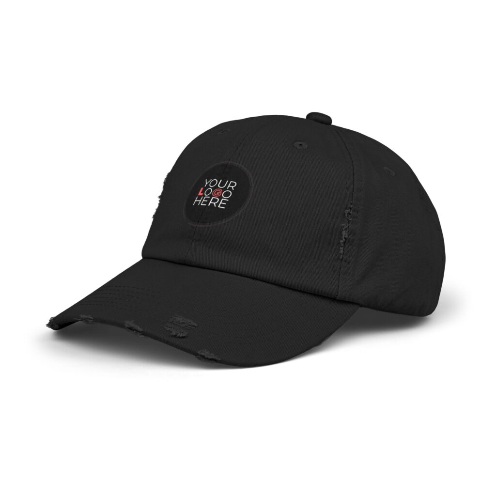 Custom Unisex Distressed Cap - Image 2