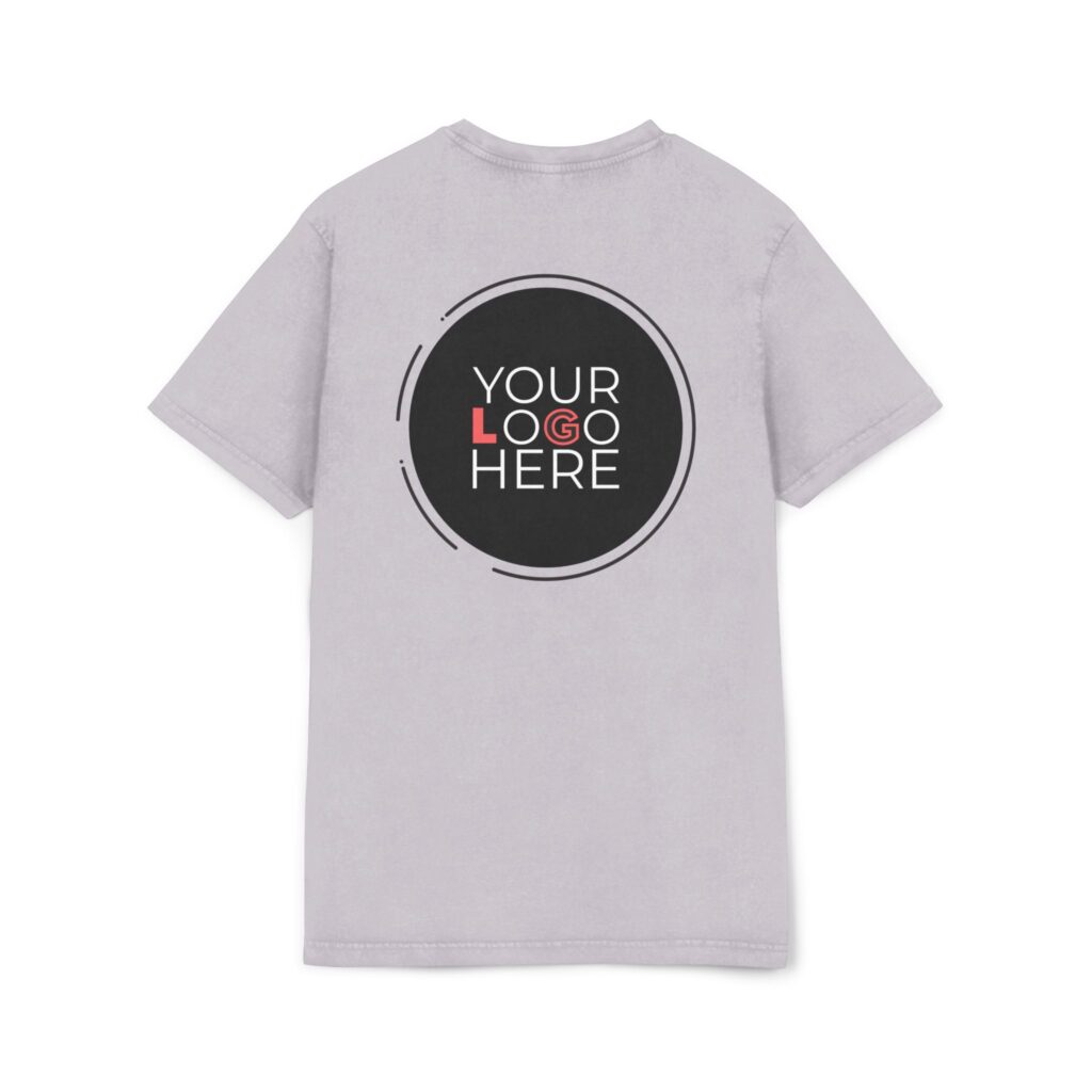 Acid Washed Round Neck Tee - Image 30