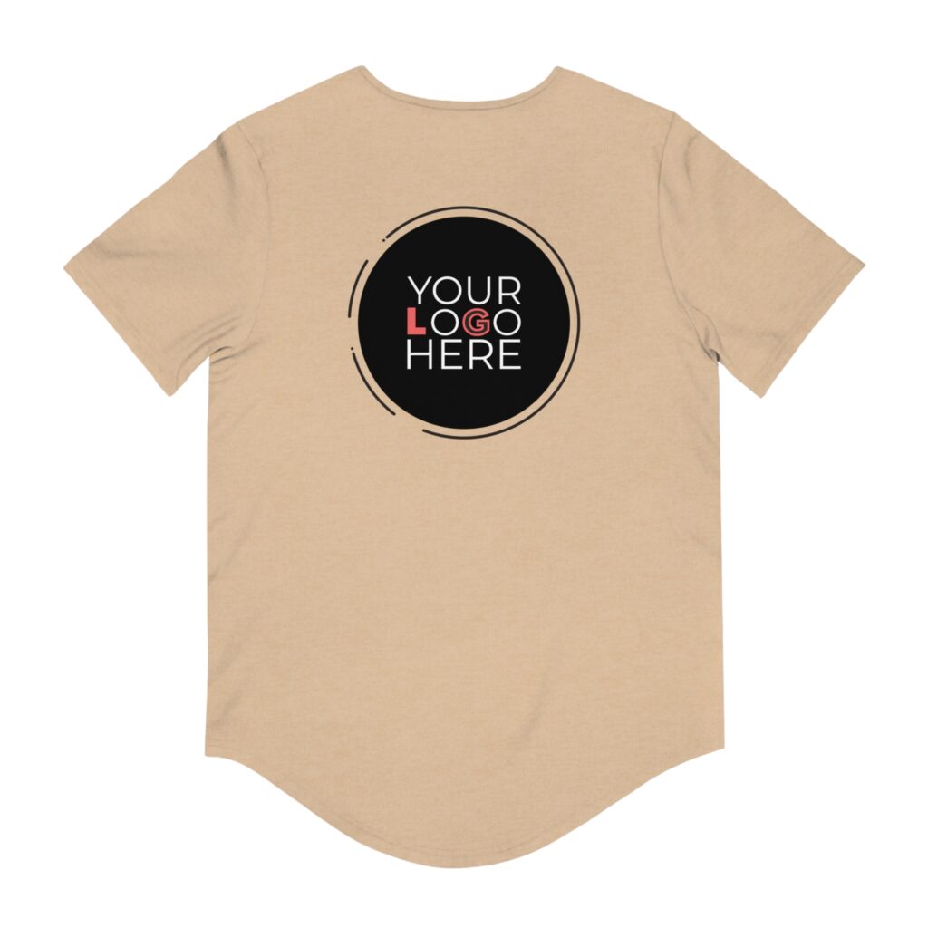 Men'S Jersey Curved Hem Tee - Image 14