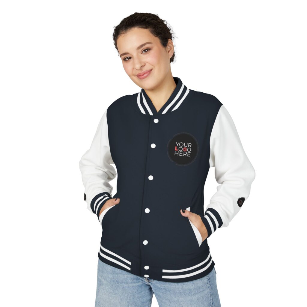 Unisex Heavyweight Letterman Jacket - Image 68