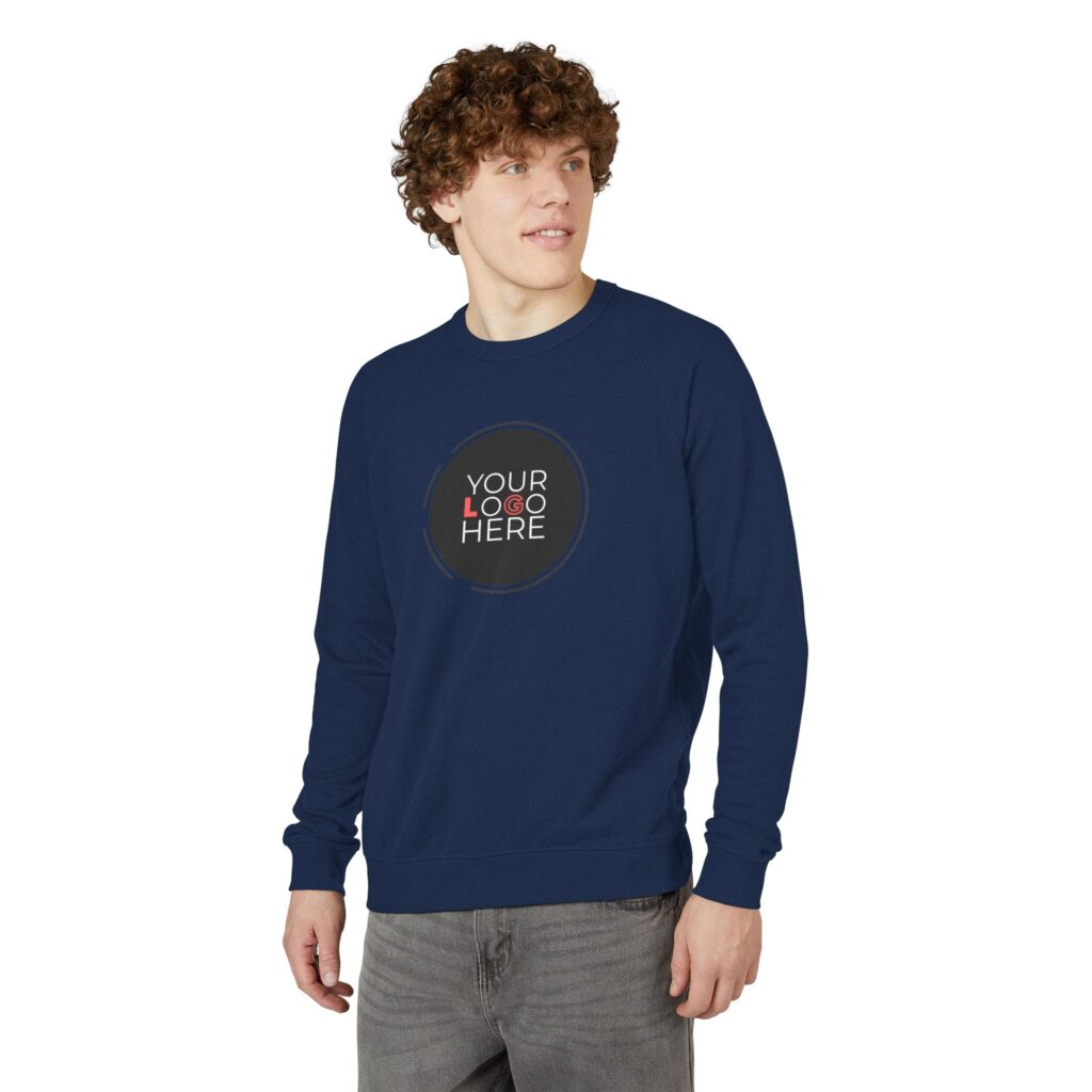 Unisex French Terry Raglan Crewneck - Image 31
