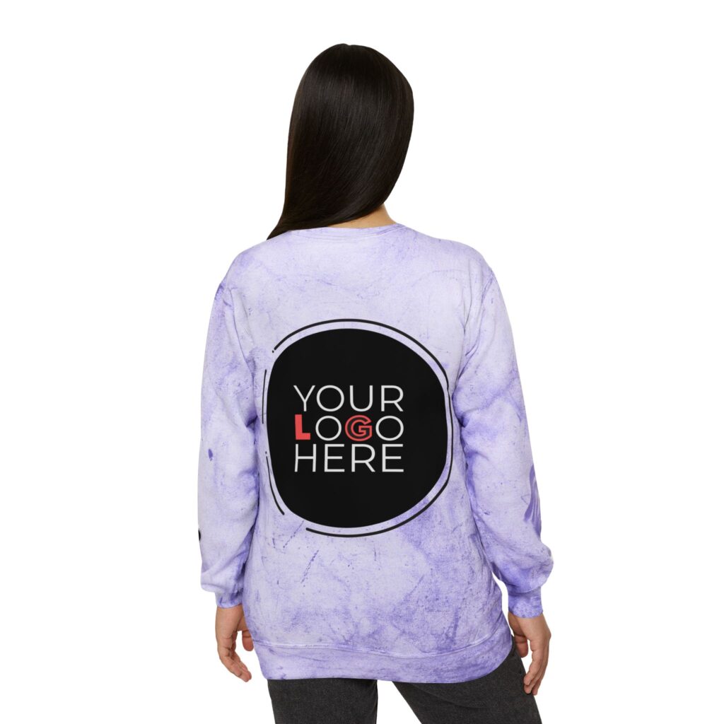 Unisex Color Blast Crewneck Sweatshirt - Image 30