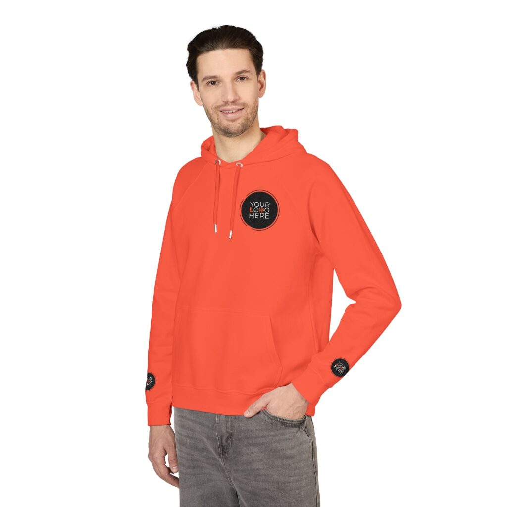 Unisex Eco Raglan Hoodie (Embroidery) - Image 4